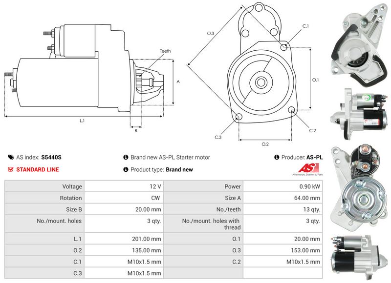 AS-PL S5440S Starter