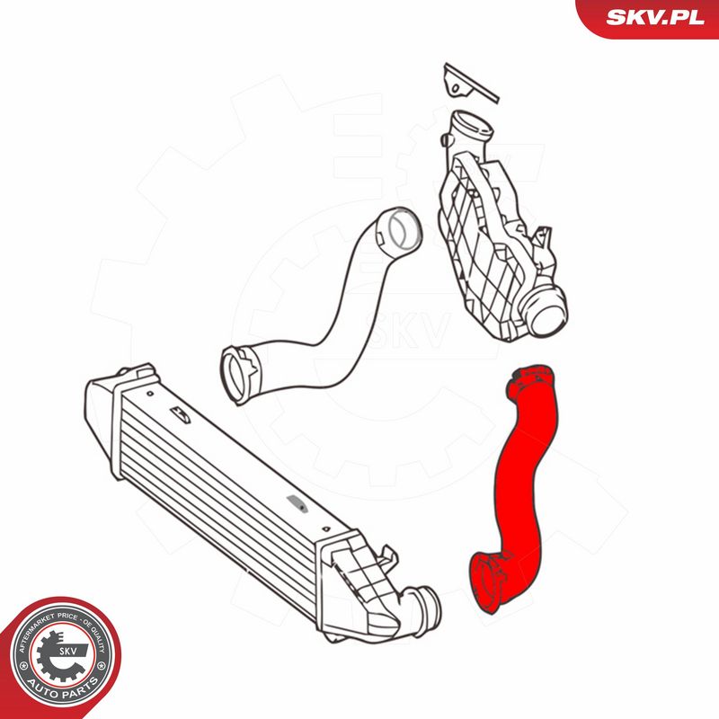 ESEN SKV 43SKV237 Charge Air Hose