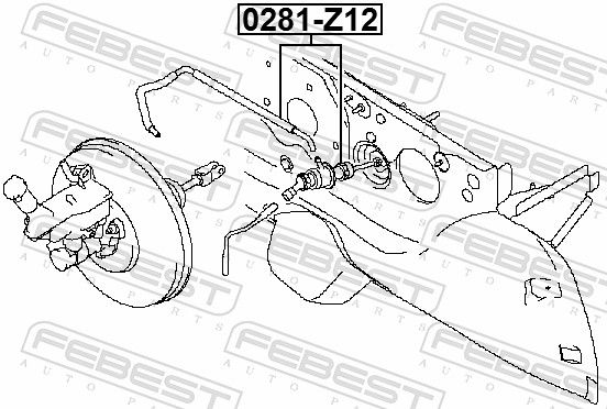 FEBEST 0281-Z12 Master Cylinder, clutch