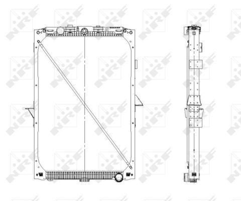 NRF 519559 Radiator, engine cooling