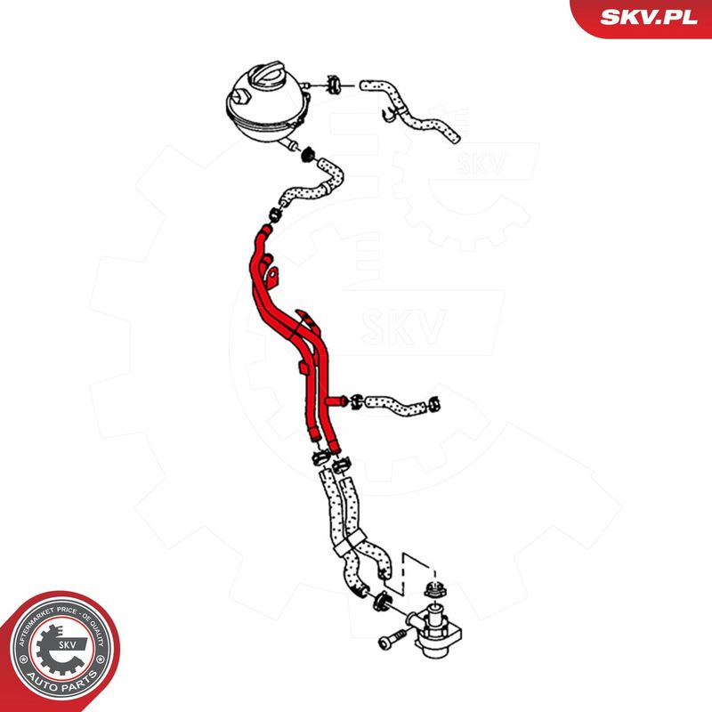 Jahutusvedeliku torustik, ESEN SKV 43SKV782