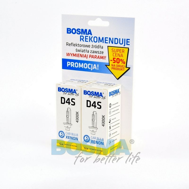 BOSMA 9532D - Lemputė D4S Xenon 42V 35W