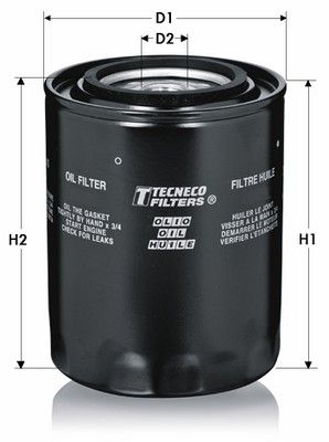 TECNECO FILTERS olajszűrő OL169
