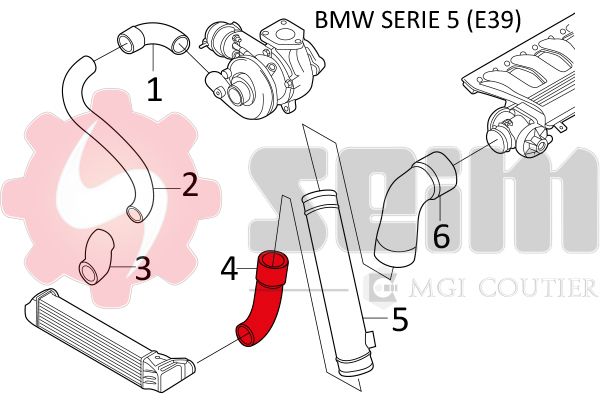 SEIM 981102 Charge Air Hose