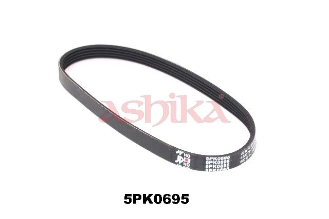 ASHIKA 112-5PK695 - V formos rumbuotas diržas
