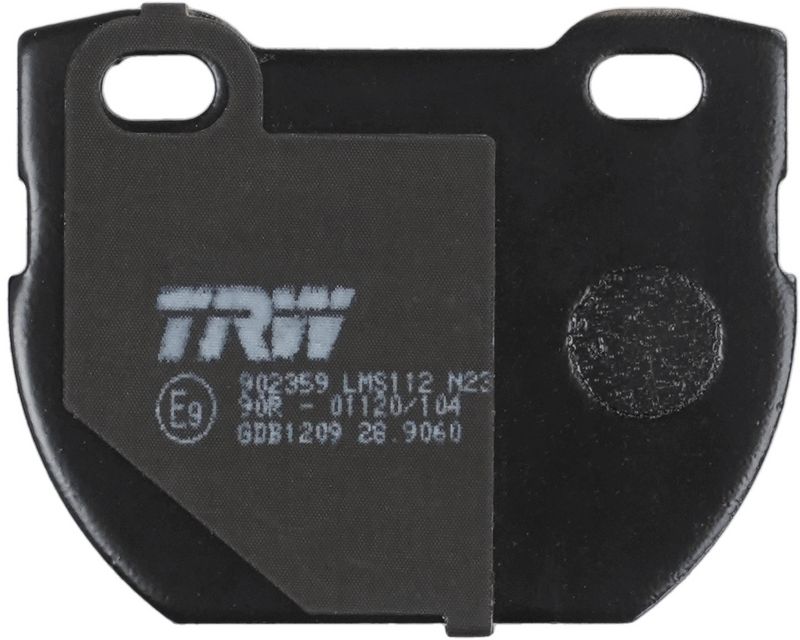 TRW GDB1209 Brake Pad Set, disc brake