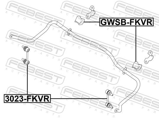 Stabilisaator, Stabilisaator, FEBEST 3023-FKVR