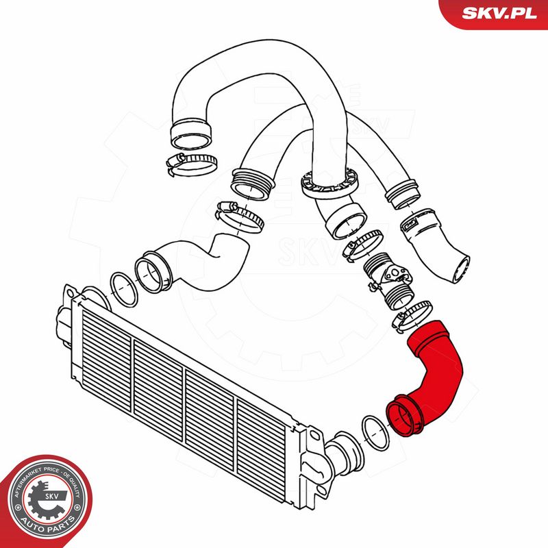 ESEN SKV 24SKV095 Charge Air Hose
