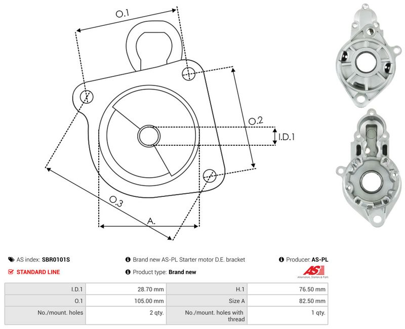 Starterikaas, Karburaator, AS-PL SBR0101S