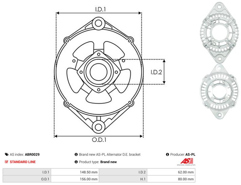 AS-PL ABR0029 Protective Cap, alternator