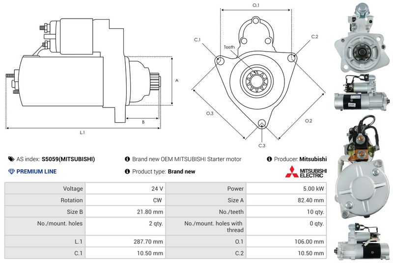 Prekės atitinka OEM kodą: M008T60472