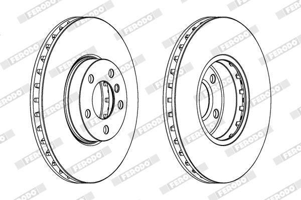 FERODO DDF1714C-1 Brake Disc