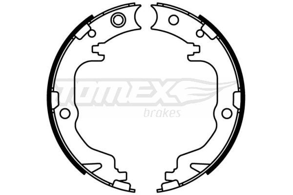 TOMEX Brakes fékpofakészlet TX 22-60