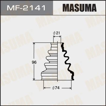 Комплект пилозахисний, приводний вал, Masuma MF2141