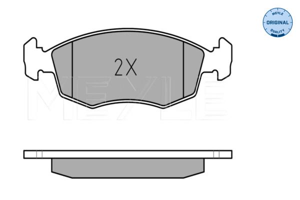 MEYLE 025 209 0818 Brake Pad Set, disc brake