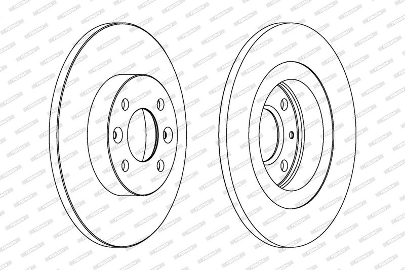 FERODO Disque de frein DDF1502