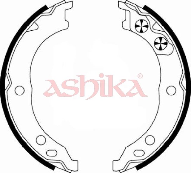 комплект спирачна челюст ASHIKA