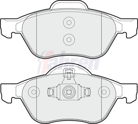 Fahren Brake Pad Set, disc brake FBP3071