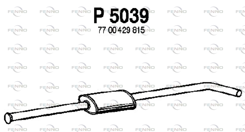 FENNO középső hangtompító P5039