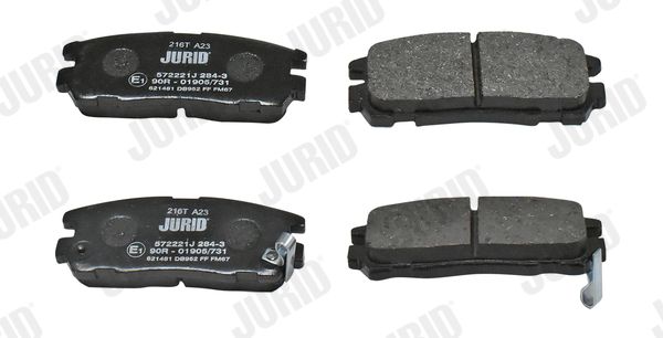 JURID 572221J Brake Pad Set, disc brake