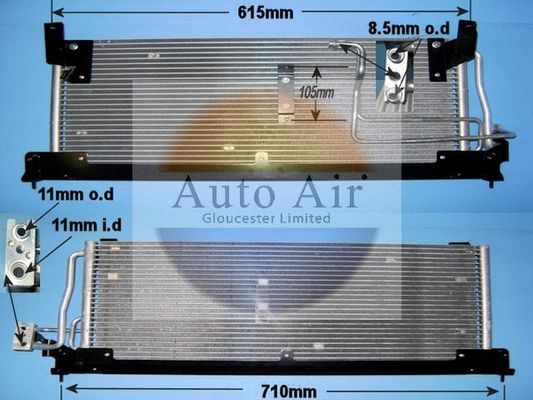 Auto Air Gloucester Condenser, air conditioning 16-1242