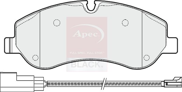 APEC Brake Pad Set, disc brake PAD1930B