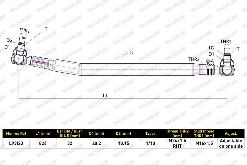 Táhlo řízení L93I23