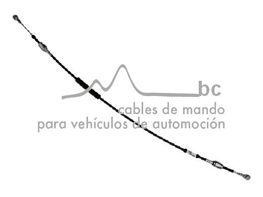 Cable de accionamiento, freno de estacionamiento