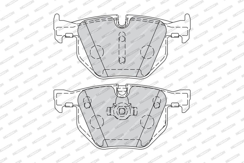 FERODO Plaquettes de frein à disque FDB1748