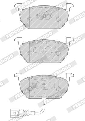 FERODO FDB4454 Brake Pad Set, disc brake