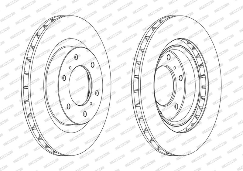 Disque+de+frein FERODO DDF1757C