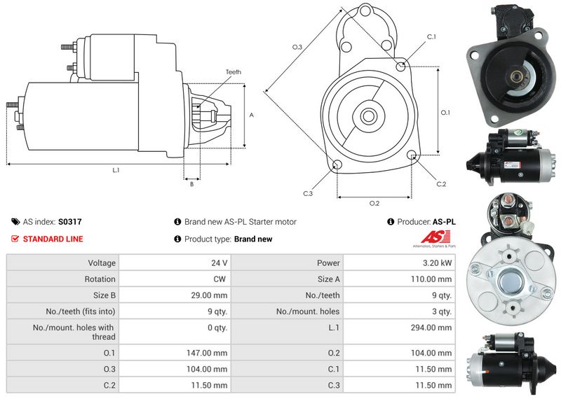 AS-PL S0317 Starter