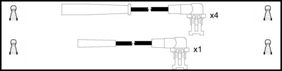 Juego de cables de encendido