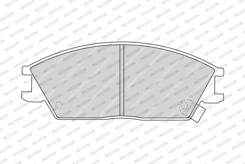 FERODO Plaquettes de frein à disque FDB435