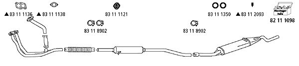 HJS kipufogórendszer VW_110