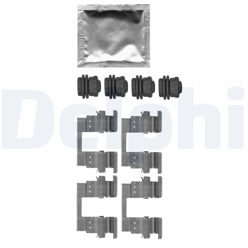 DELPHI tartozékkészlet, tárcsafékbetét LX0666