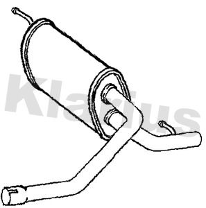 KLARIUS 211224 - Rear Silencer