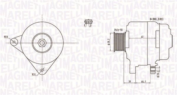 Генератор, Magneti Marelli 063731972010