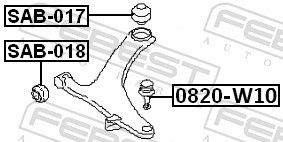 FEBEST 0820-W10 Ball Joint