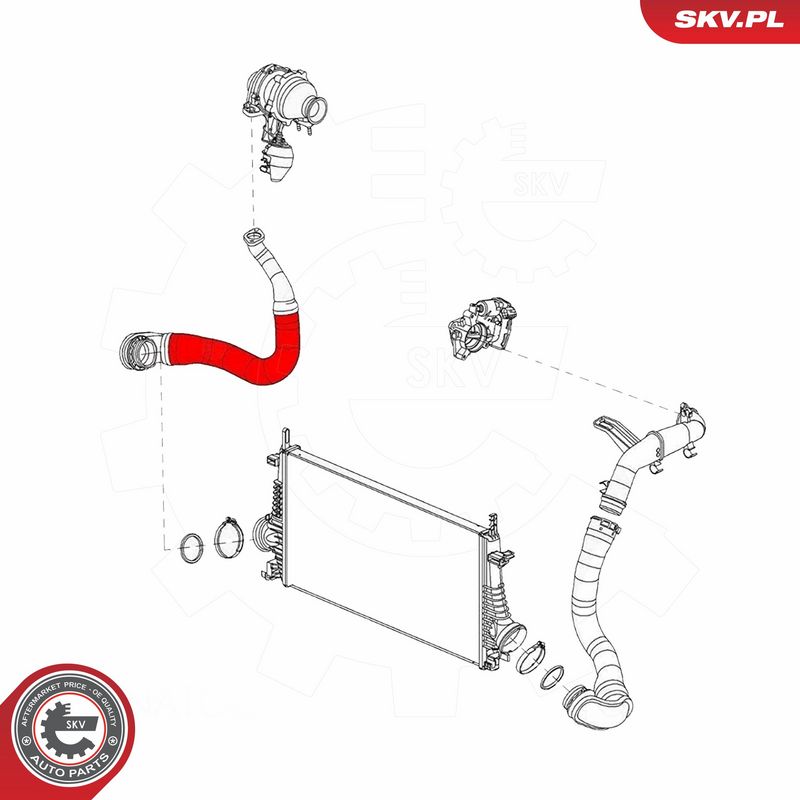 ESEN SKV 43SKV088 Charge Air Hose