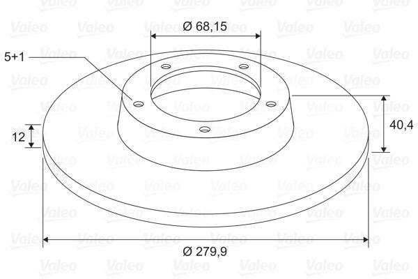 VALEO 197819 Brake Disc