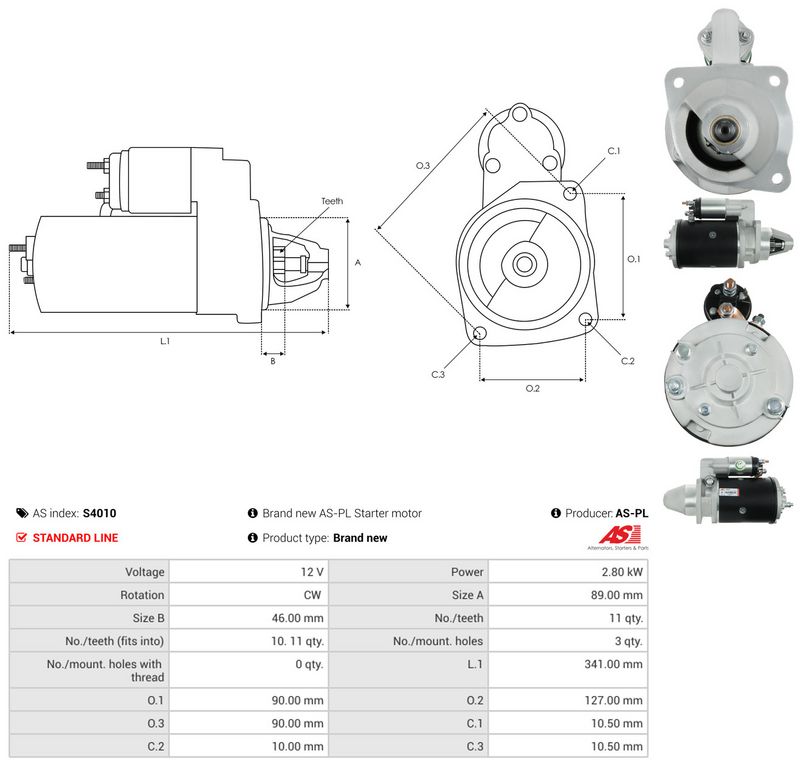 AS-PL S4010 Starter