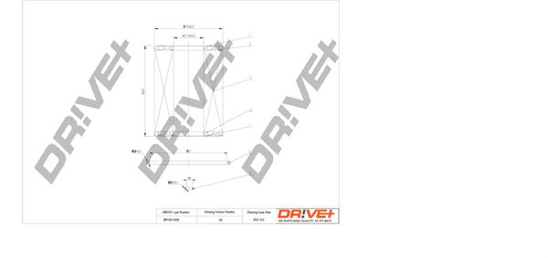 Оливний фільтр, Dr!Ve+ DP1110.11.0101