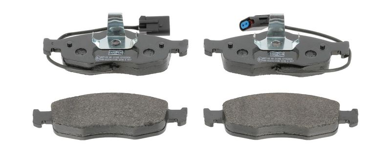 Plaquettes+de+frein+à+disque CHAMPION 571522CH