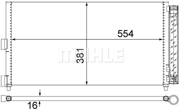 WILMINK GROUP kondenzátor, klíma WG2368878