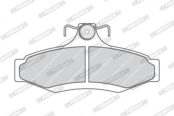 FERODO FDB1336 Brake Pad Set, disc brake