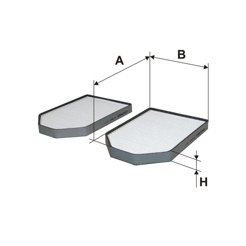 Filter, salongiõhk, FILTRON K 1069-2X