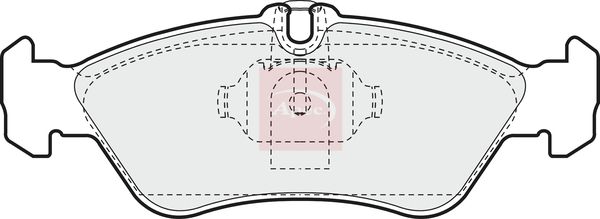 APEC Brake Pad Set, disc brake PAD929