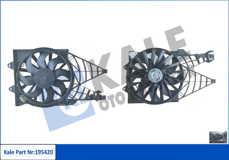 KALE OTO RADYATÖR 195420 Fan, engine cooling