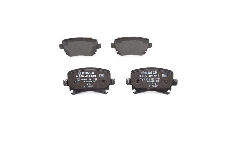 BOSCH 0 986 494 649 Brake Pad Set, disc brake